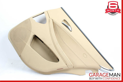 06-11 Mercedes W219 CLS500 Rear Right Passenger Interior Door Panel Beige OEM