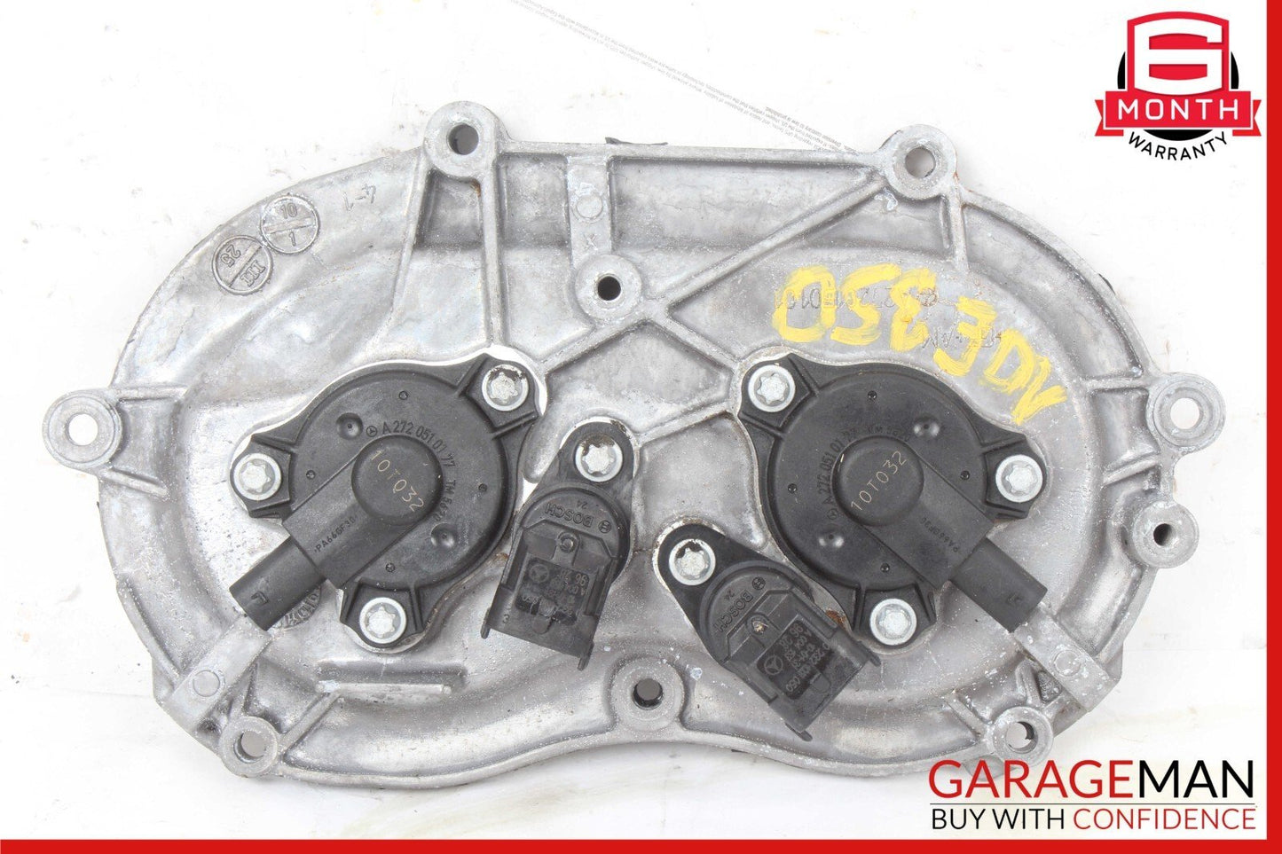 06-13 Mercedes W211 E350 R350 Front Right Engine Timing Chain Cover Plate OEM