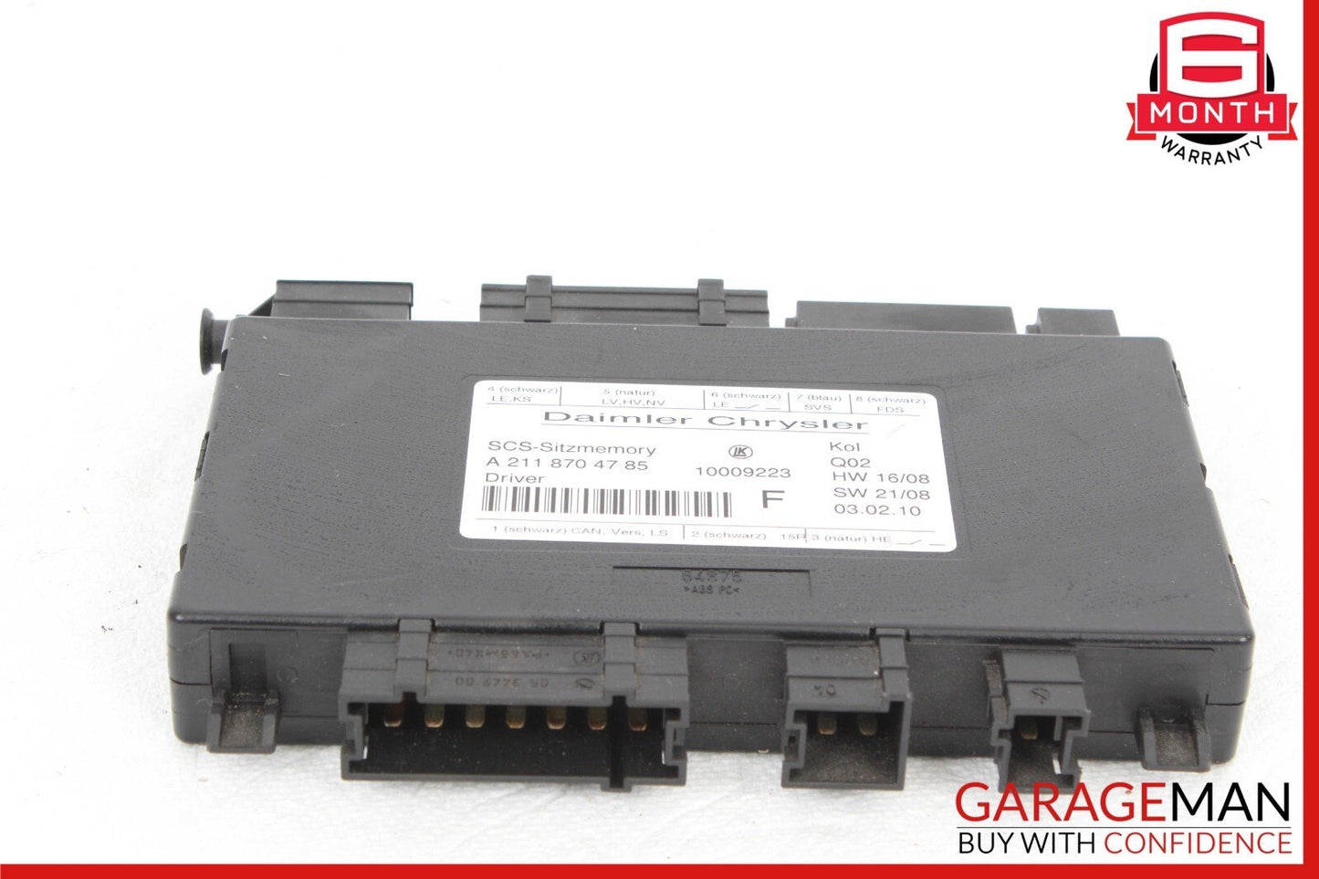 03-12 Mercedes W203 C240 SLK280 GL550 SLK350 Front Left Seat Control Module OEM