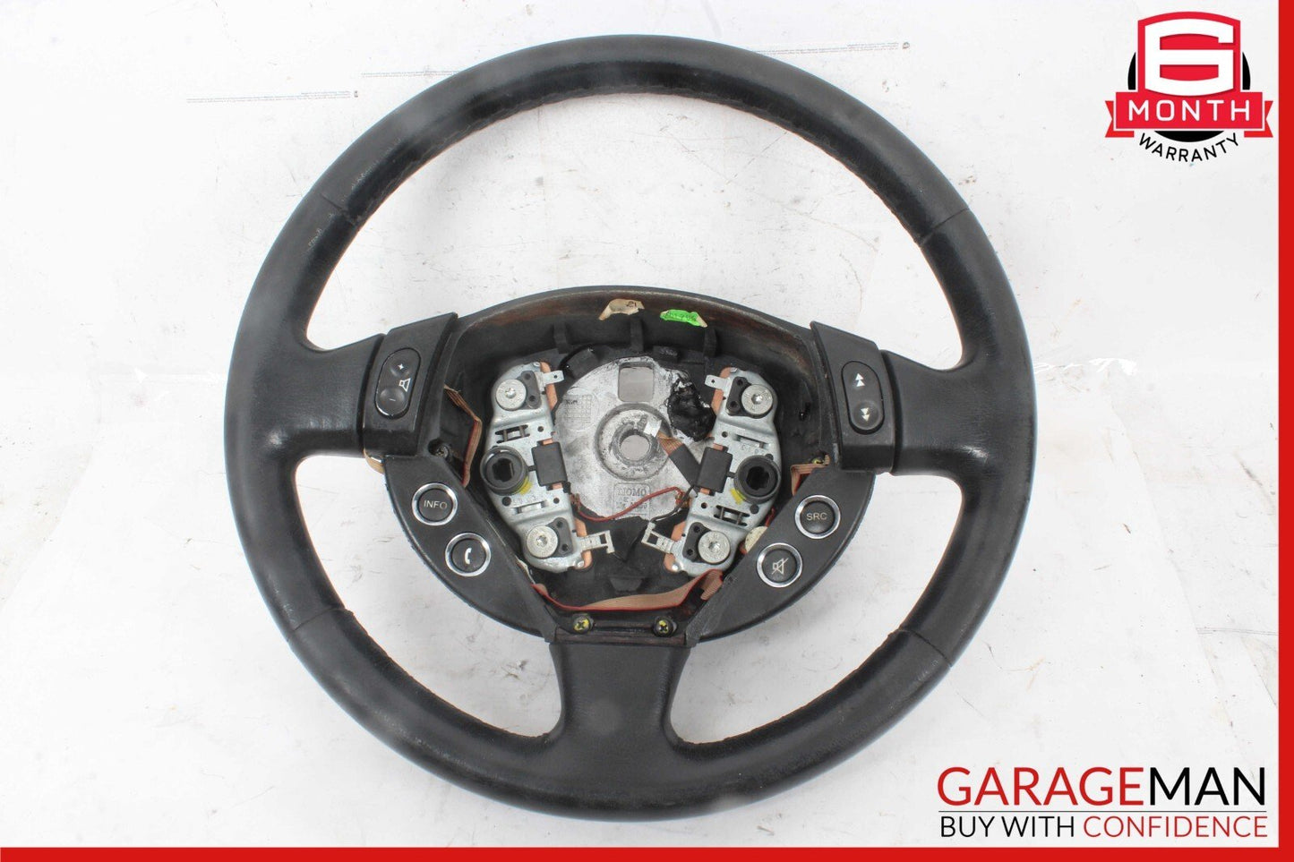 03-08 Maserati Quattroporte M139 Steering Wheel Black OEM