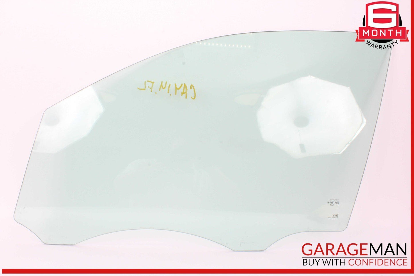 11-18 Porsche Cayenne 958 Front Left Driver Side Door Window Glass OEM