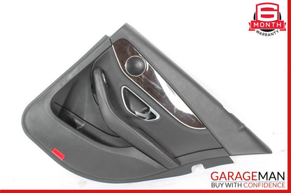 15-18 Mercedes W205 C300 350e C400 Rear Right Side Interior Door Panel Assy OEM