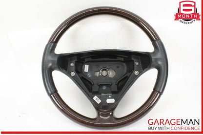 05-08 Mercedes R171 SLK280 Front Left Driver Side Steering Wheel Wood Black OEM