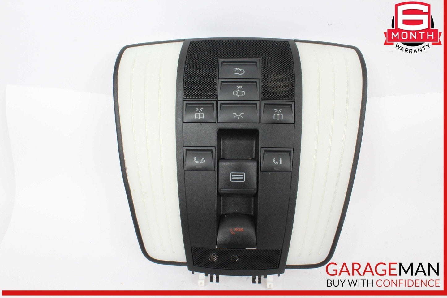 12-18 Mercedes W212 E350 E400 CLS400 CLS500 Overhead Dome Light Lamp Black OEM