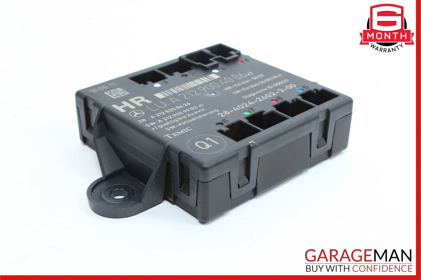 08-14 Mercedes W204 C250 C300 Rear Right Side Door Control Module Unit OEM