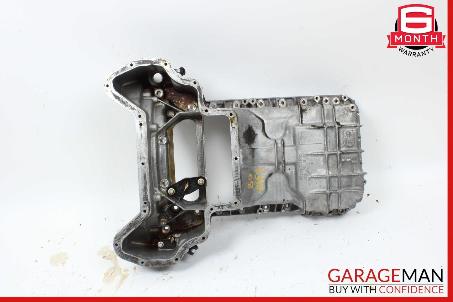 05-11 Mercedes W211 E350 C350 Engine Upper Oil Sump Baffle Pan 2720142102 OEM