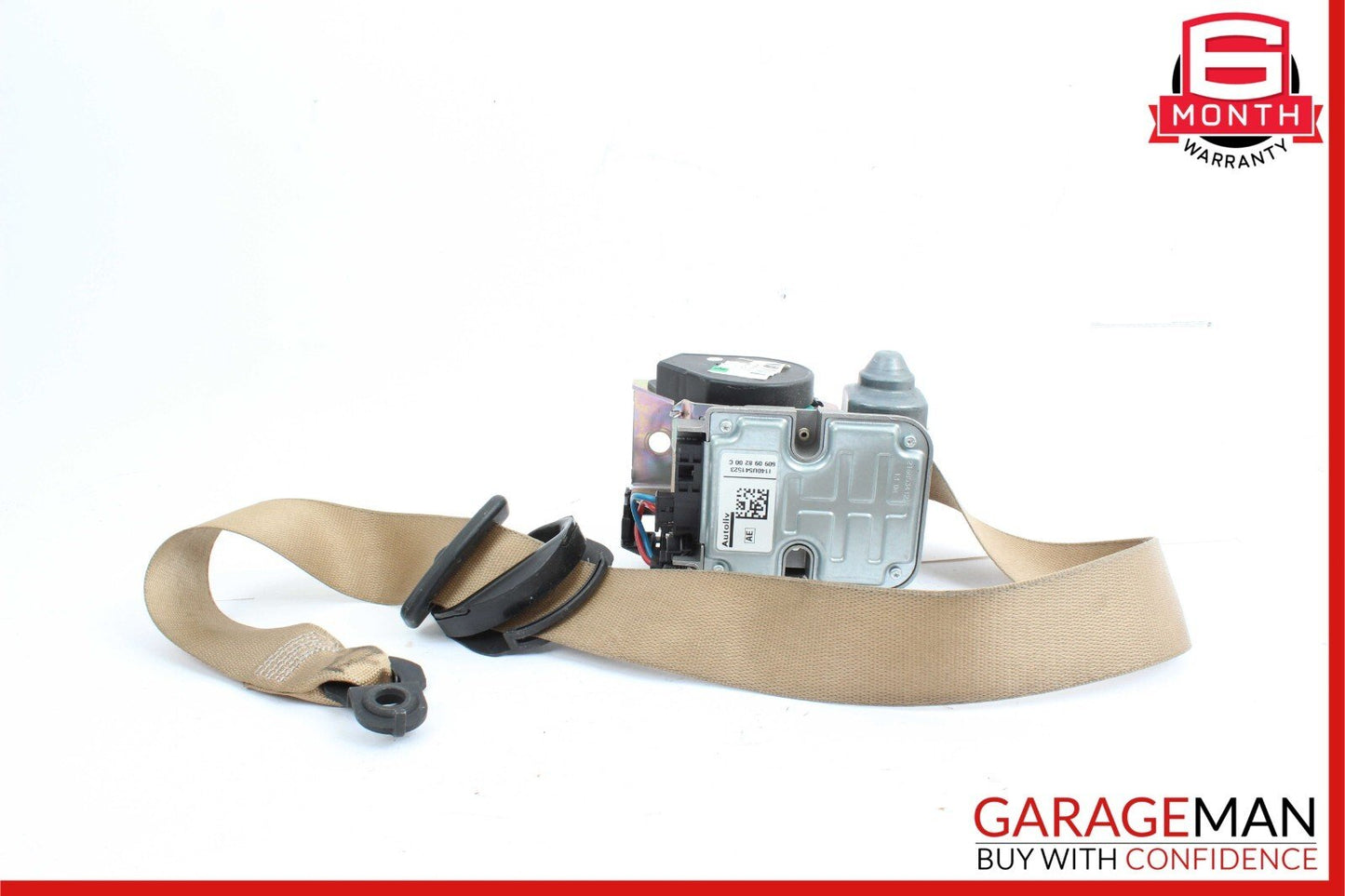 07-09 Mercedes W211 E350 CLS550 Front Right Seatbelt Seat Belt Retractor Beige
