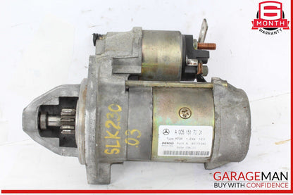 97-04 Mercedes R170 SLK230 Denso Engine Starter Motor 0051517301 OEM