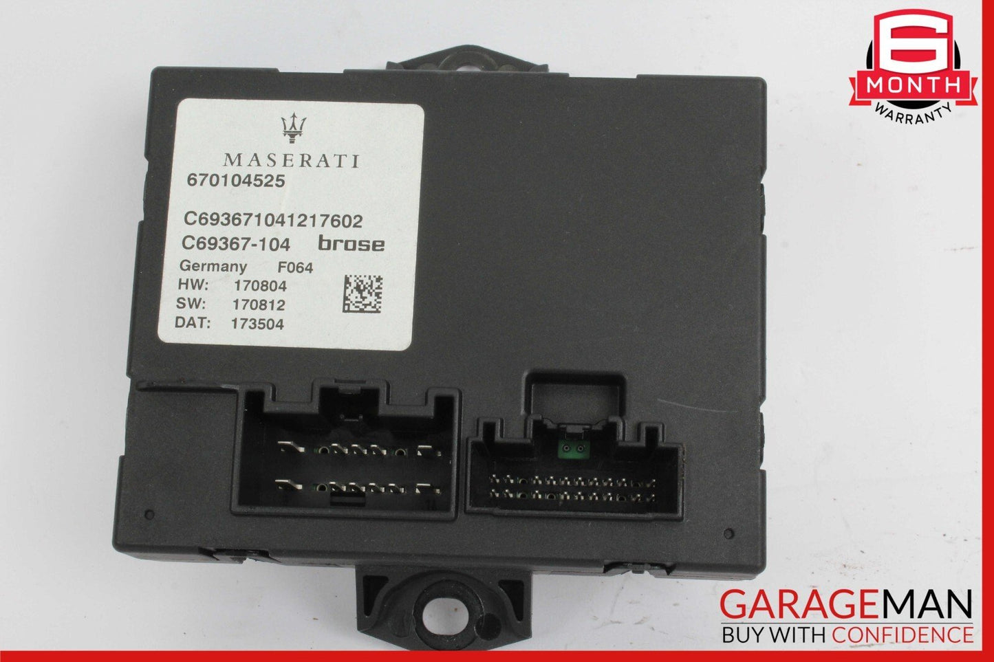 17-20 Maserati Levante M161 Trunk Lid Liftgate Tail Gate Control Module OEM