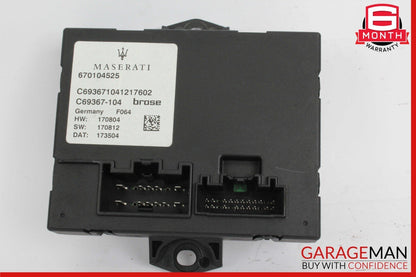 17-20 Maserati Levante M161 Trunk Lid Liftgate Tail Gate Control Module OEM