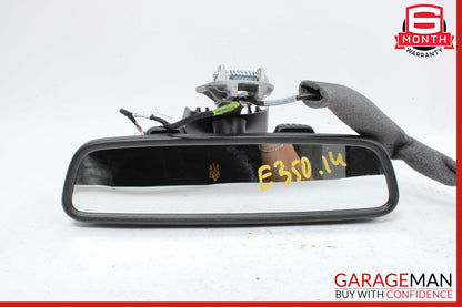 10-16 Mercedes W212 E350 C300 Interior Rear View Mirror Black OEM
