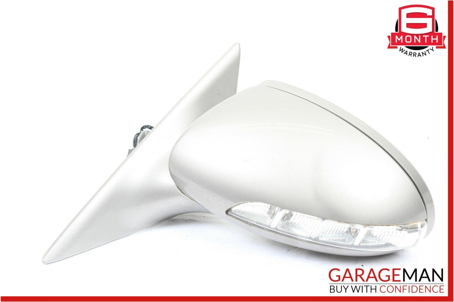 06-08 Mercedes W219 CLS500 CLS350 Front Left Side Mirror Door Rear View Silver