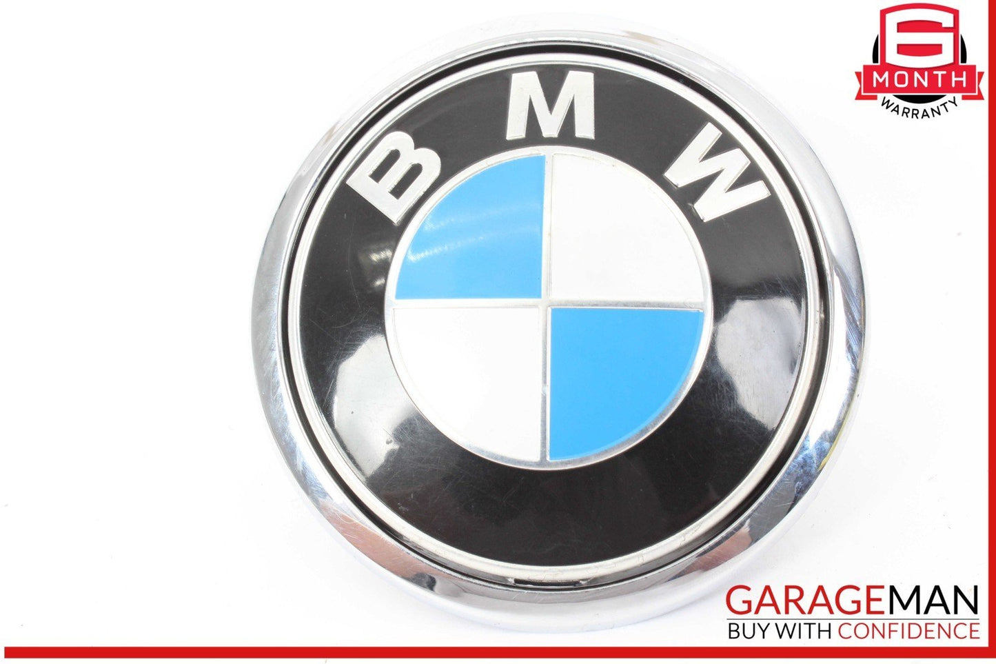 12-18 BMW 640i 650i Rear Trunk Lid Emblem Release Handle Button Ring 7273659 OEM