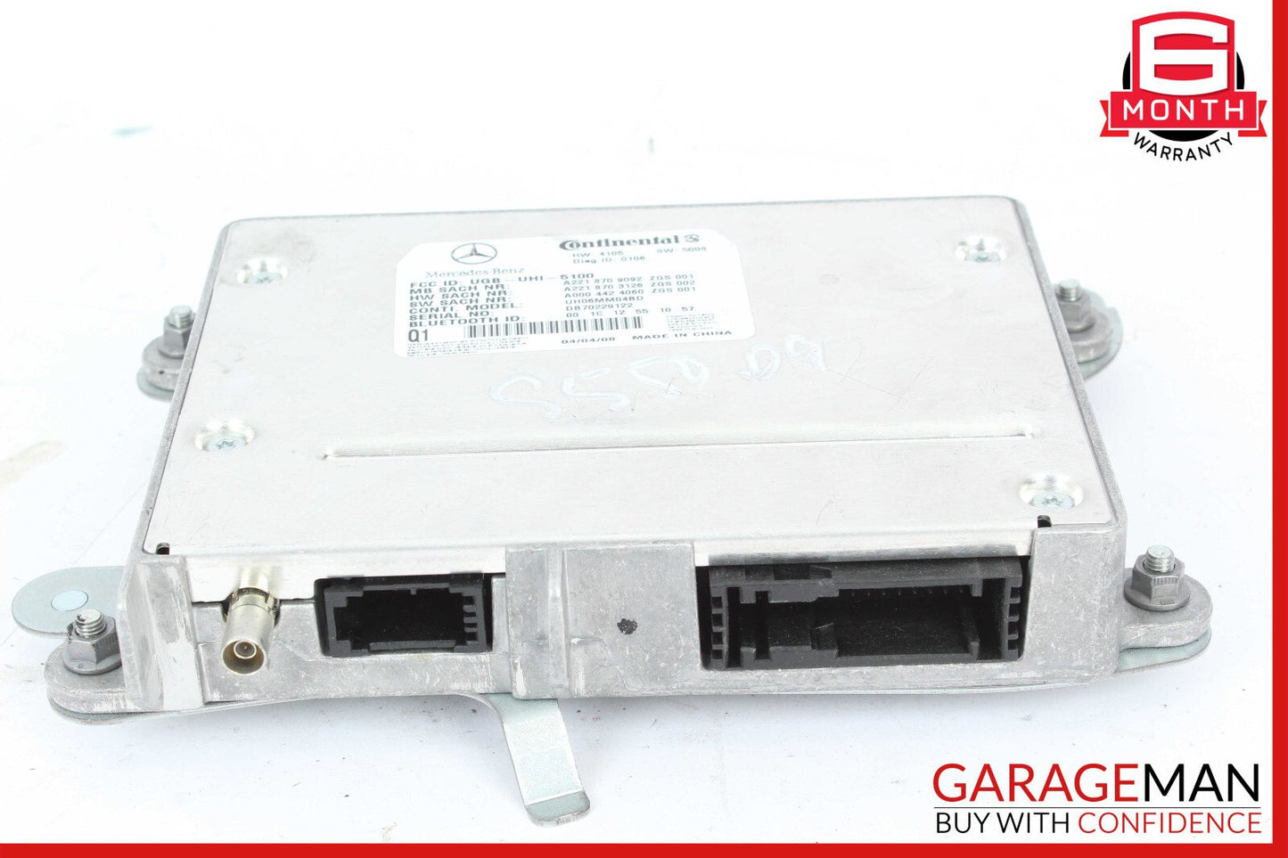 07-09 Mercedes W221 S550 CL600 Bluetooth Communication Module OEM