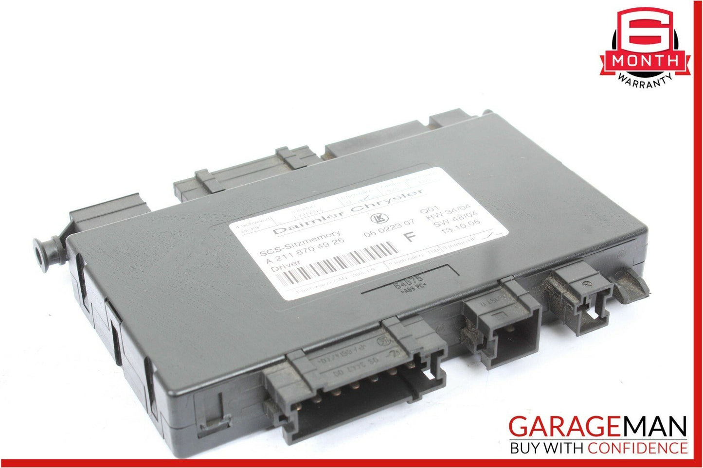 03-11 Mercedes W211 E350 E63 AMG Front Left Side Under Seat Control Module Unit
