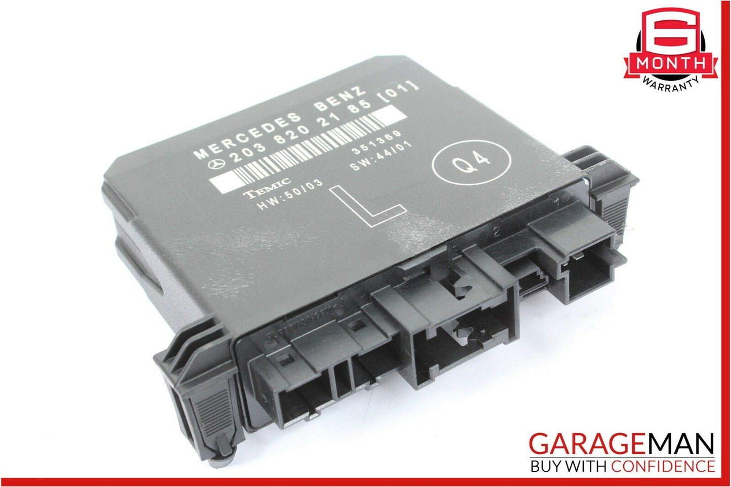 01-07 Mercedes W203 C240 C320 Door Control Module Rear Left OEM