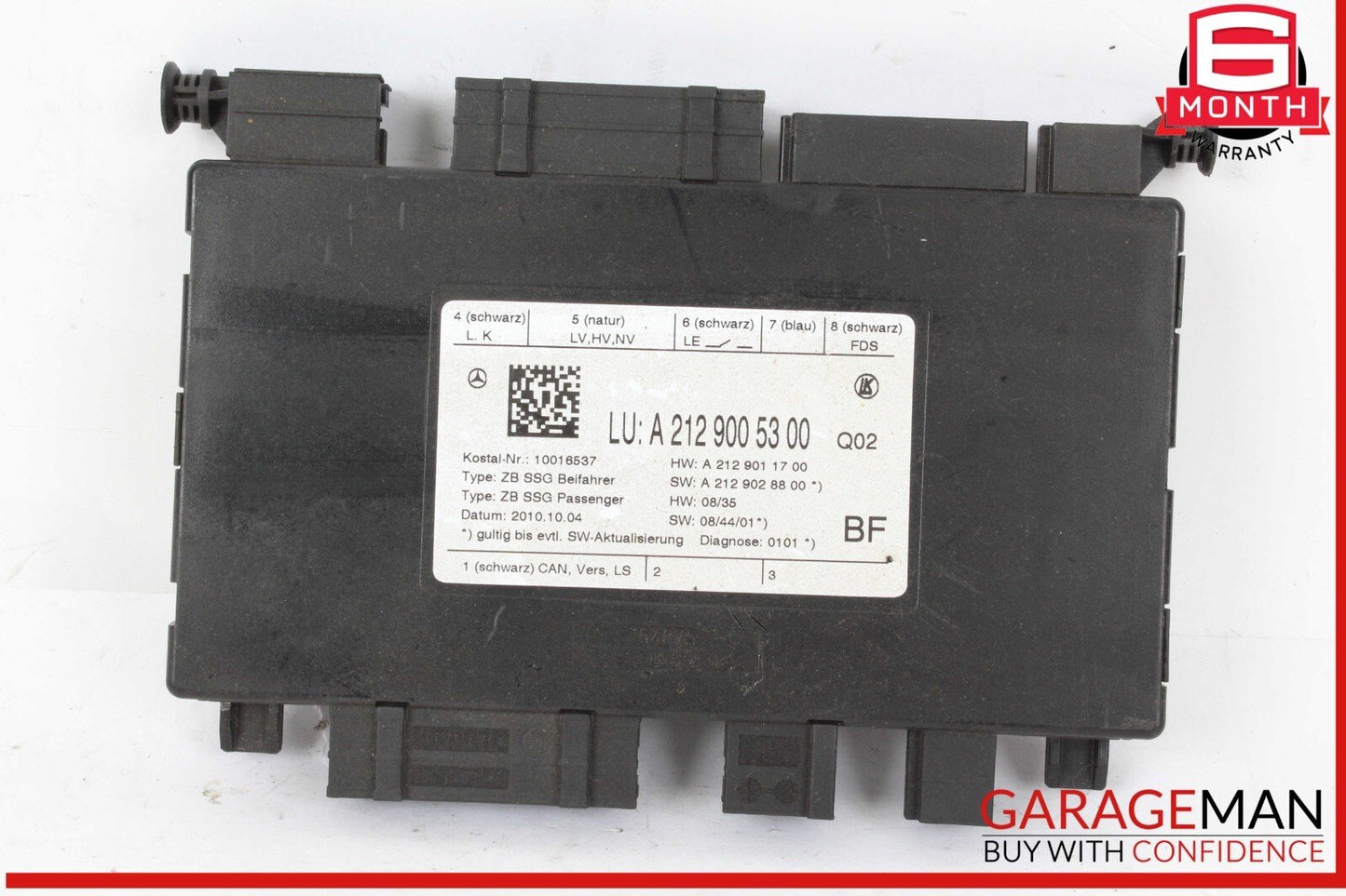 08-18 Mercedes W212 E350 Wagon Front Right Side Seat Control Module Unit OEM