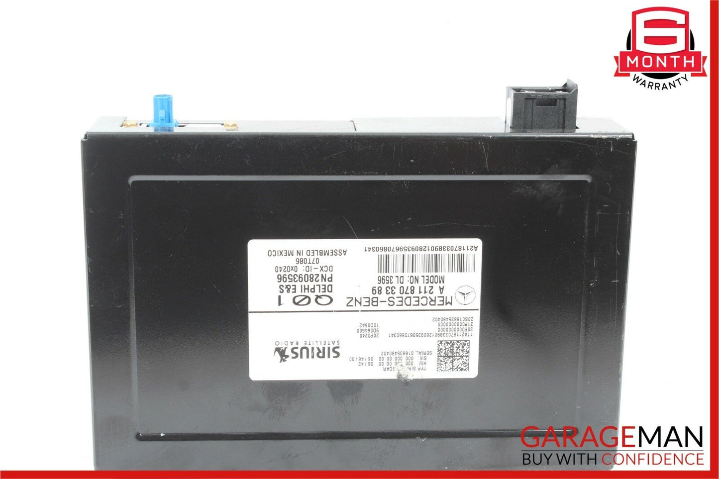 Mercedes W211 E350 GL450 ML350 R320 Sirius Satellite Radio Receiver Module OEM