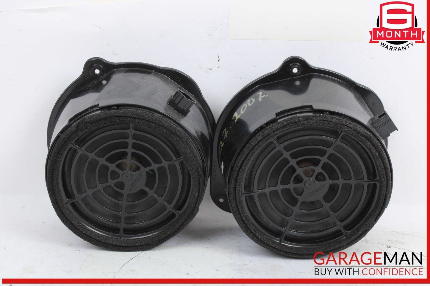 06-15 Audi Q7 A6 S6 Rear Left and Right Side Door Audio Sound Speaker Bose OEM