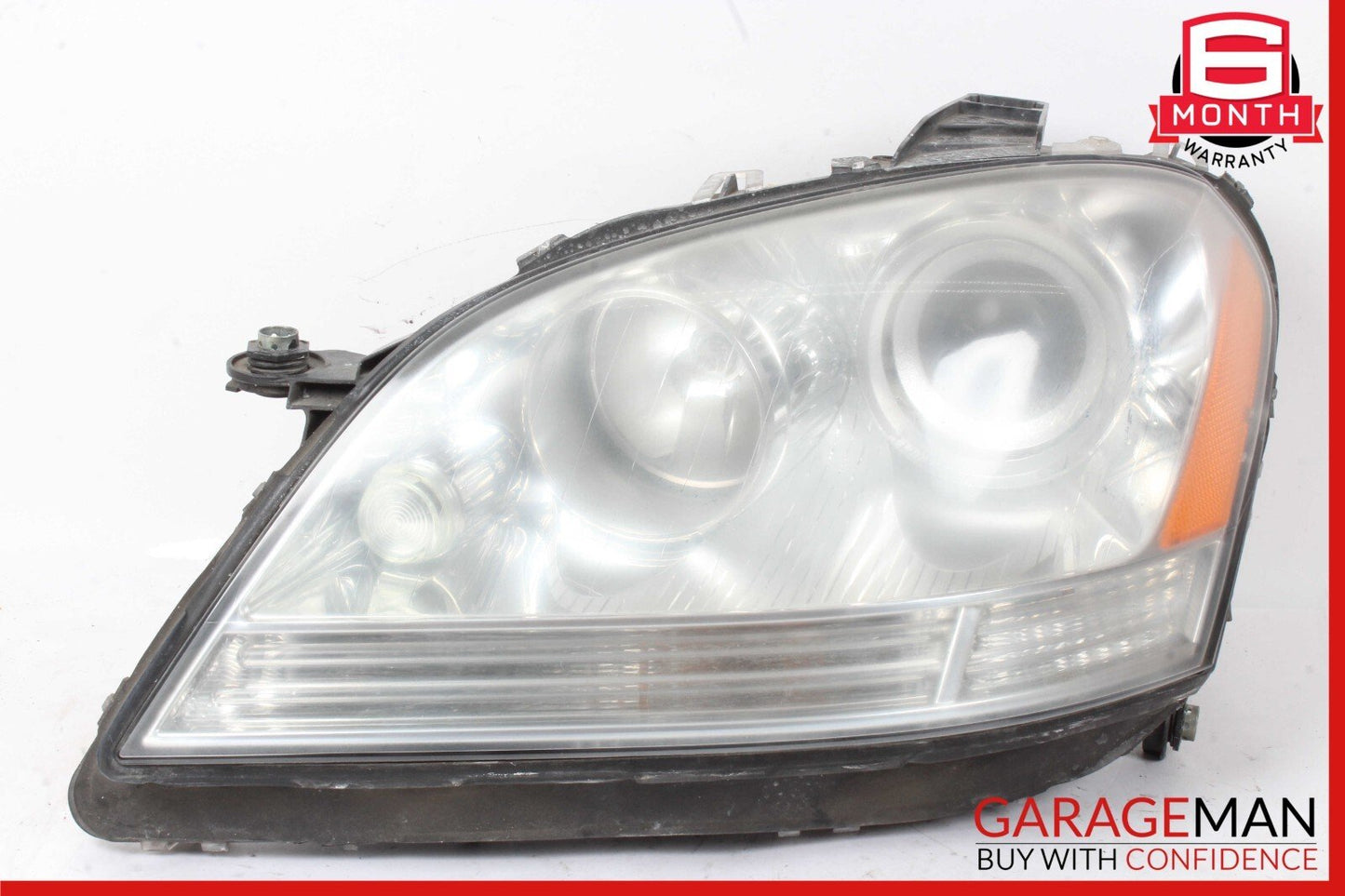 06-08 Mercedes W164 ML350 ML320 ML500 Left Drive Headlight Lamp Halogen OEM