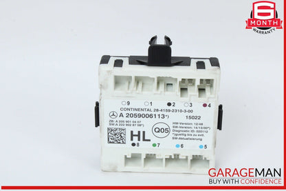 15-18 Mercedes W205 C300 C400 Rear Left Driver Side Door Control Module Unit OEM