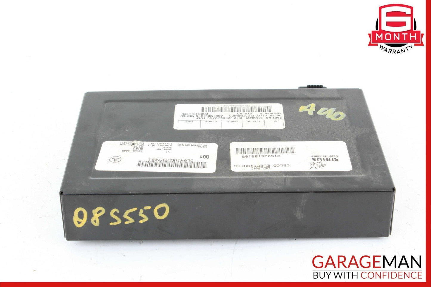 07-14 Mercedes W204 C300 S550 Sirius Satellite Radio Receiver Module DL7039