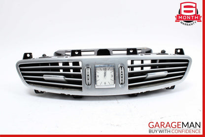 07-14 Mercedes W216 CL550 CL600 Dashboard Center A/C AC Air Vent w/ Clock OEM
