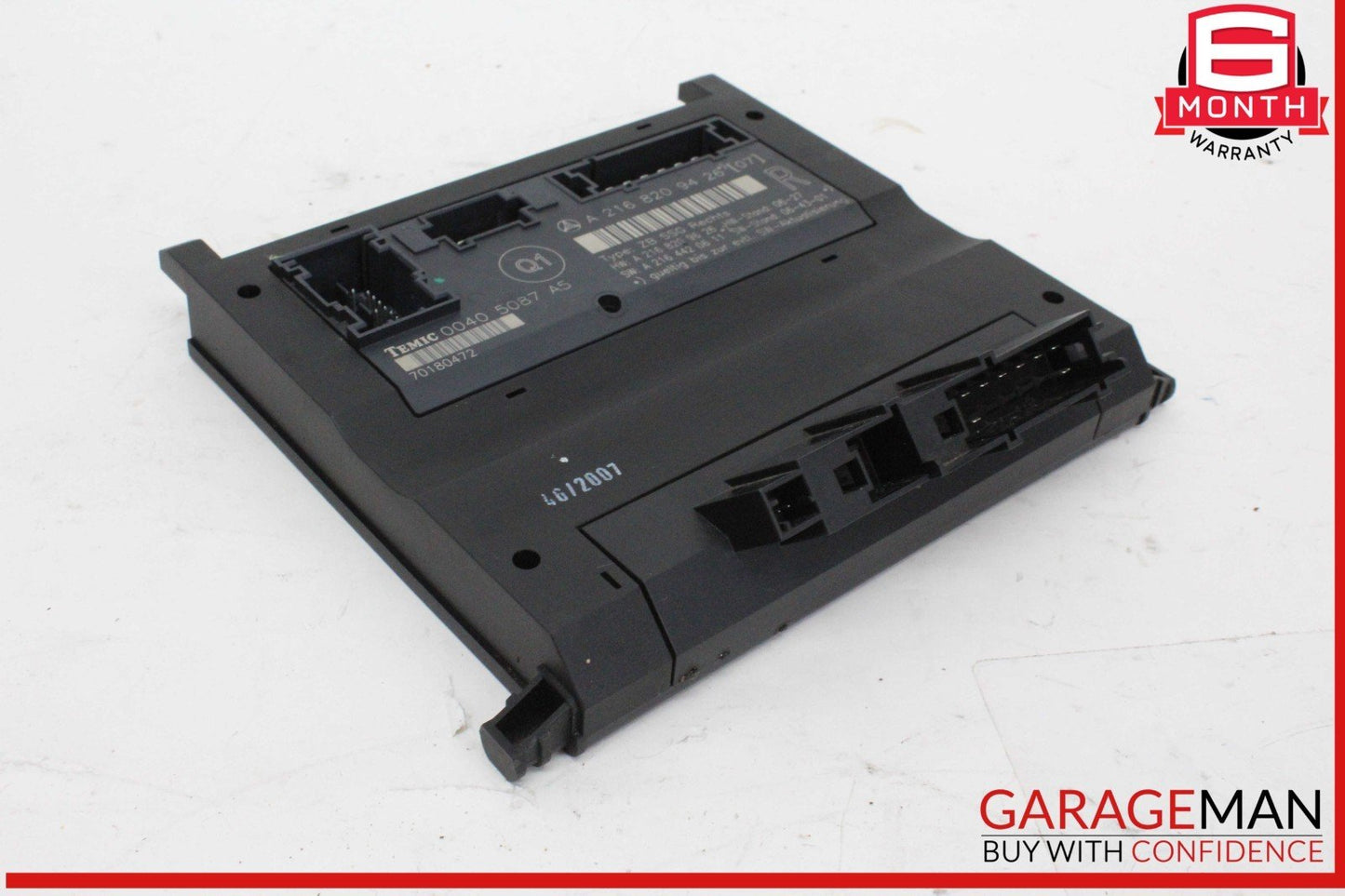 07-14 Mercedes W216 CL550 Front Right Side Seat Control Module Unit OEM
