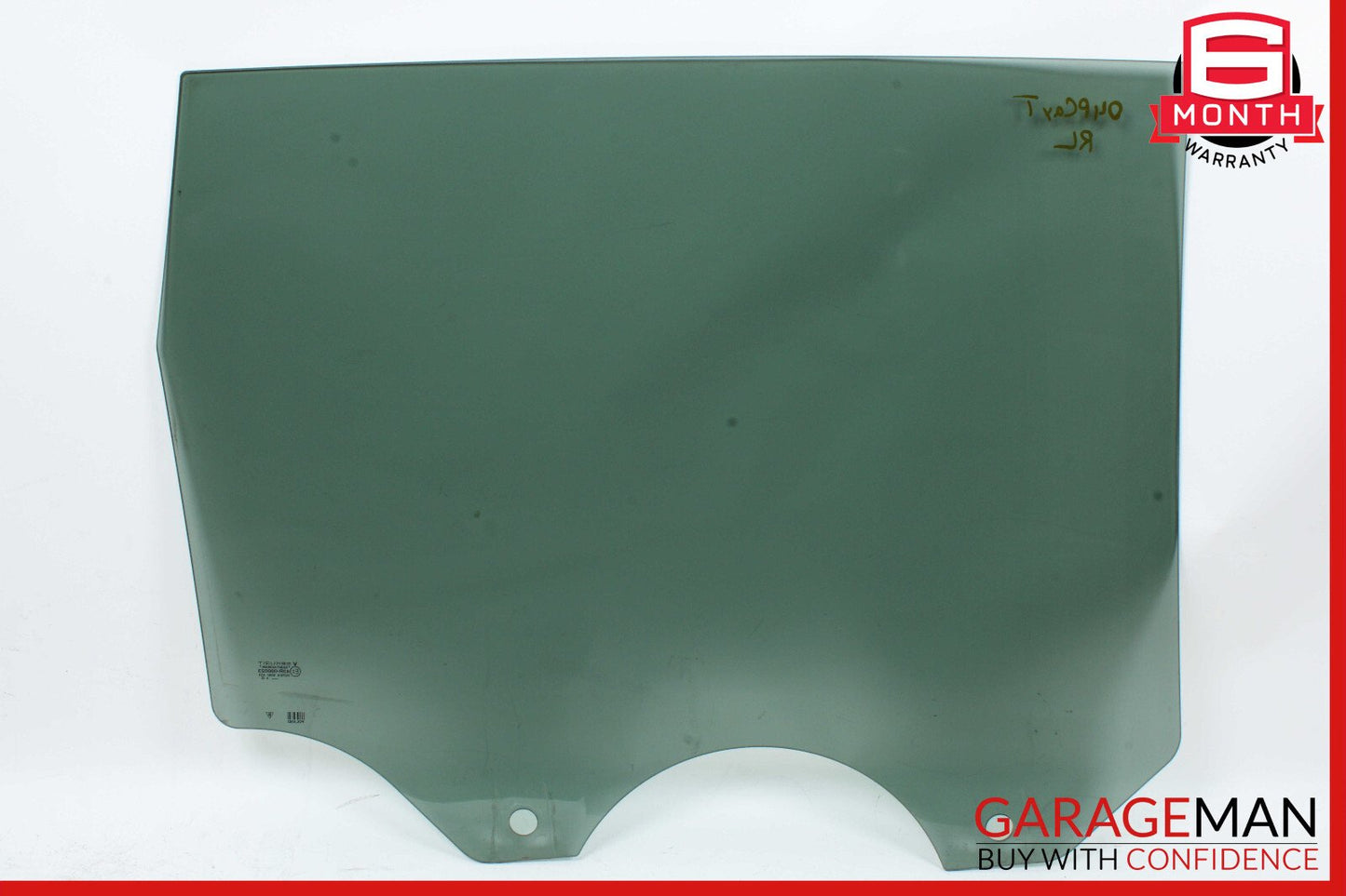 03-06 Porsche Cayenne 955 Rear Left Driver Side Door Window Auto Glass OEM