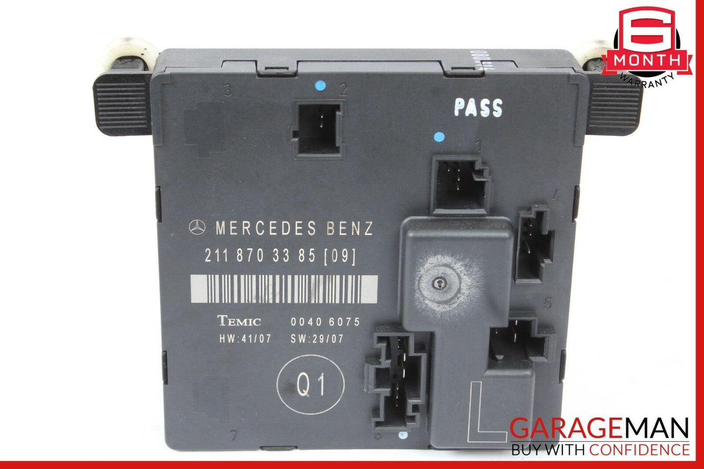 07-09 Mercedes W211 E350 E63 AMG Rear Left Driver Side Door Control Module OEM
