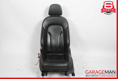 09-17 Audi Q5 Front Left Side Complete Seat Cushion Cover Assembly Black