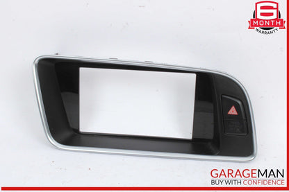 09-17 Audi Q5 SQ5 Dash Dashboard Center Display Screen Bezel Trim Cover OEM