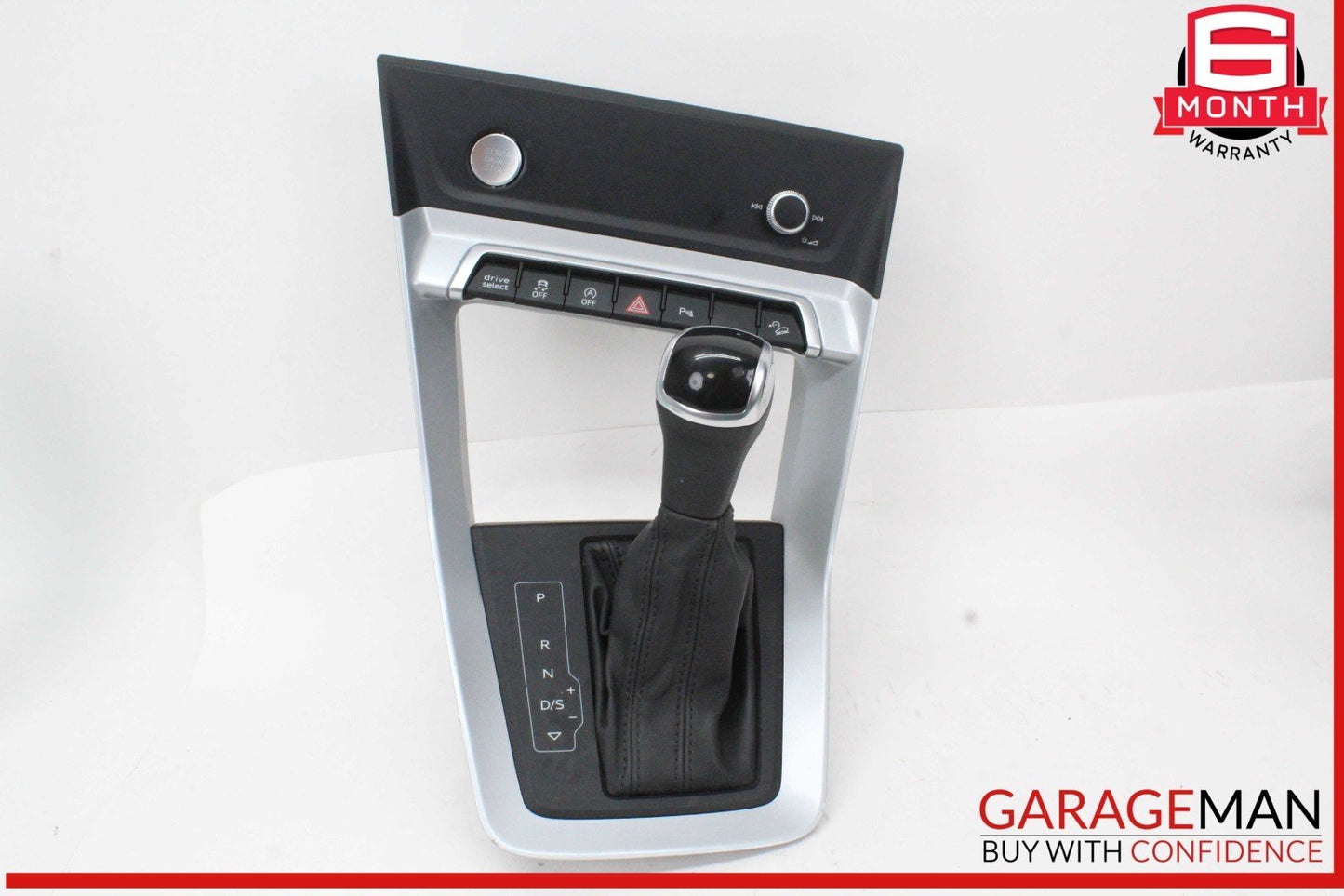 19-24 Audi Q3 Front Center Console Gear Shifter Knob Boot w/ Trim & Switches OEM