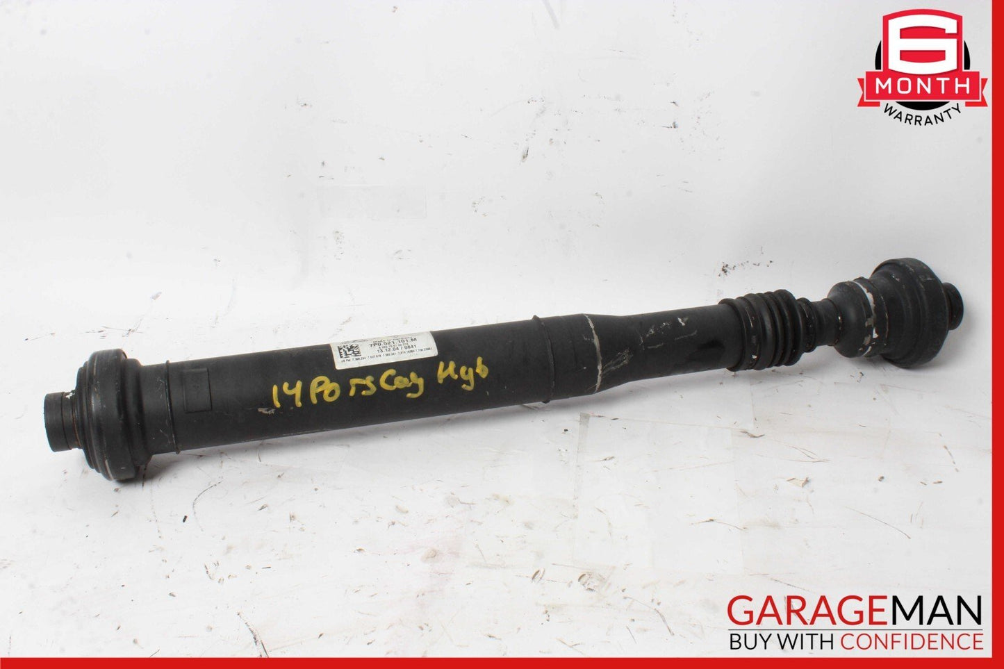 11-18 Porsche Cayenne 958 Hybrid S 3.0L Front Driveshaft Propeller Shaft OEM