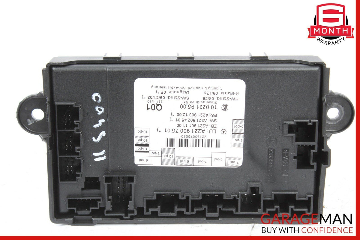 07-13 Mercedes W221 S400 S63 AMG Front Right Door Control Module 2219007501 OEM