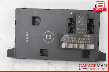01-07 Mercedes W203 C240 C320 Front Right Side Door Control Module Unit OEM