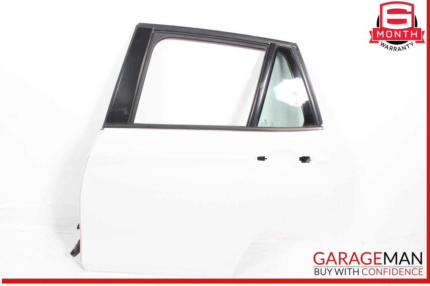 12-15 BMW X1 Rear Left Driver Side Door Shell White OEM