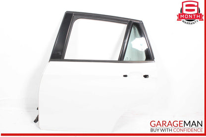 12-15 BMW X1 Rear Left Driver Side Door Shell White OEM
