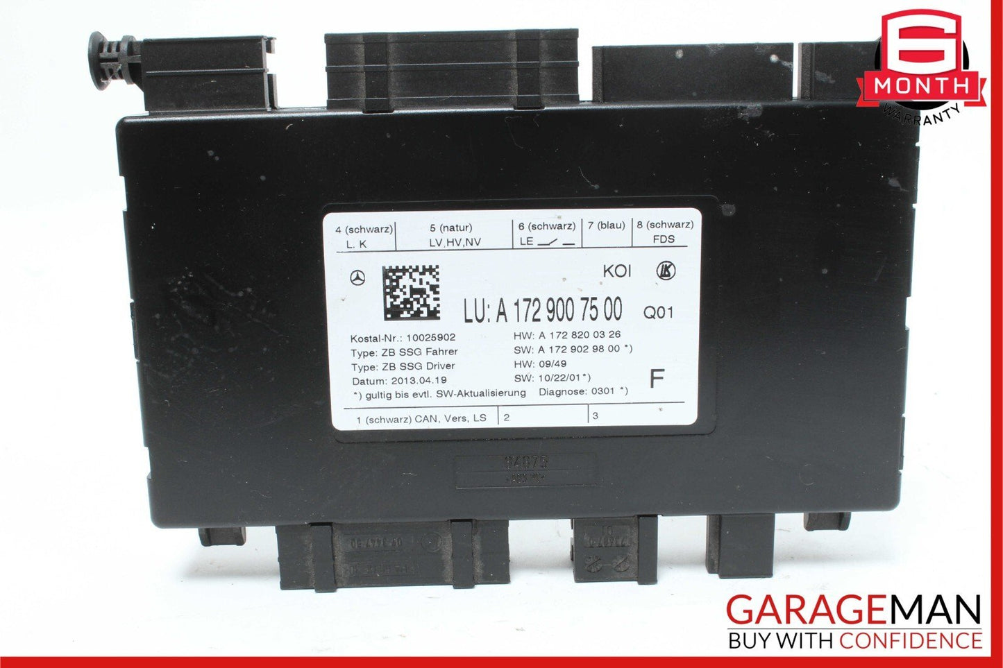 08-18 Mercedes GLK350 E550 E350 CLS400 Front Left Side Seat Control Module Unit