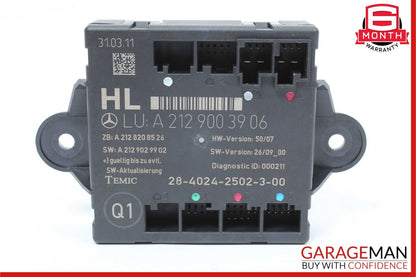 08-18 Mercedes W212 E350 C300 CLS550 Rear Left Side Door Control Module OEM