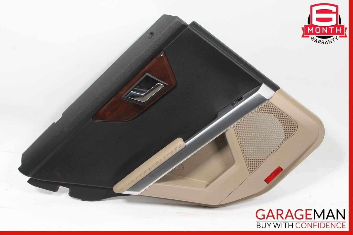 10-15 Mercedes X204 GLK350 Rear Left Interior Door Trim Panel Cover Brown