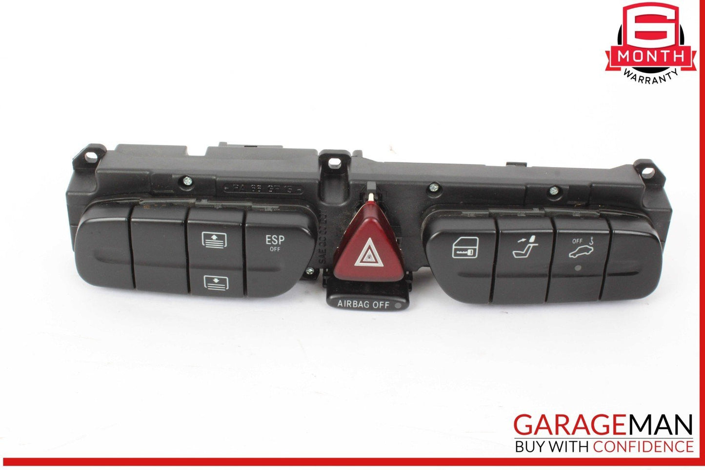 01-04 Mercedes W209 CLK500 C240 Dash Hazard Light Controller Switch Module Unit