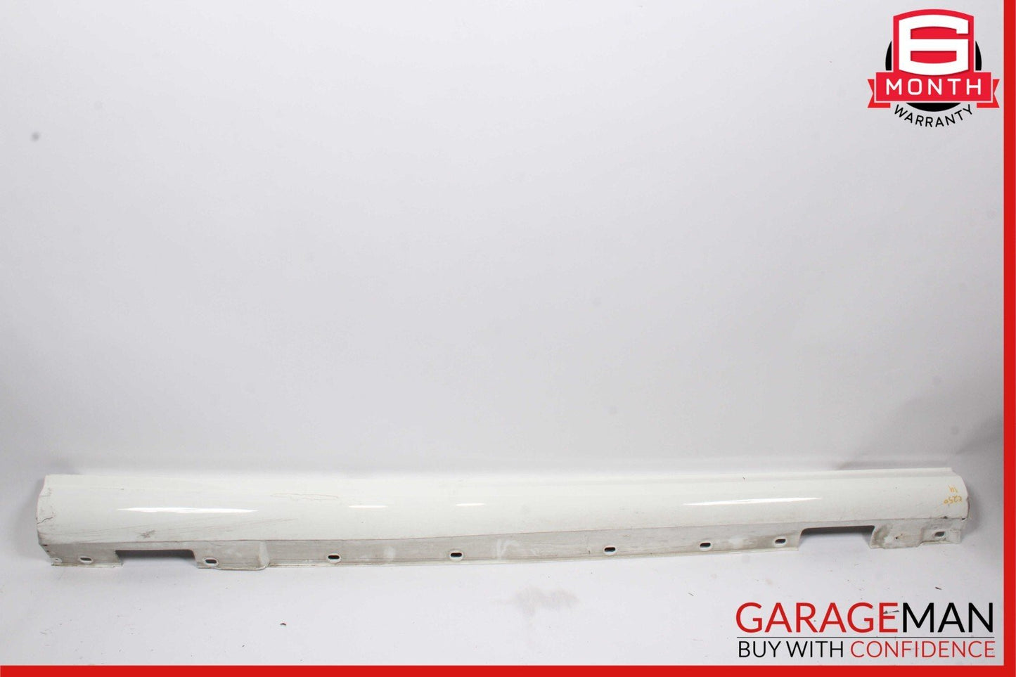 12-14 Mercedes W204 C350 Coupe Sport Right Side Rocker Skirt Molding Polar White