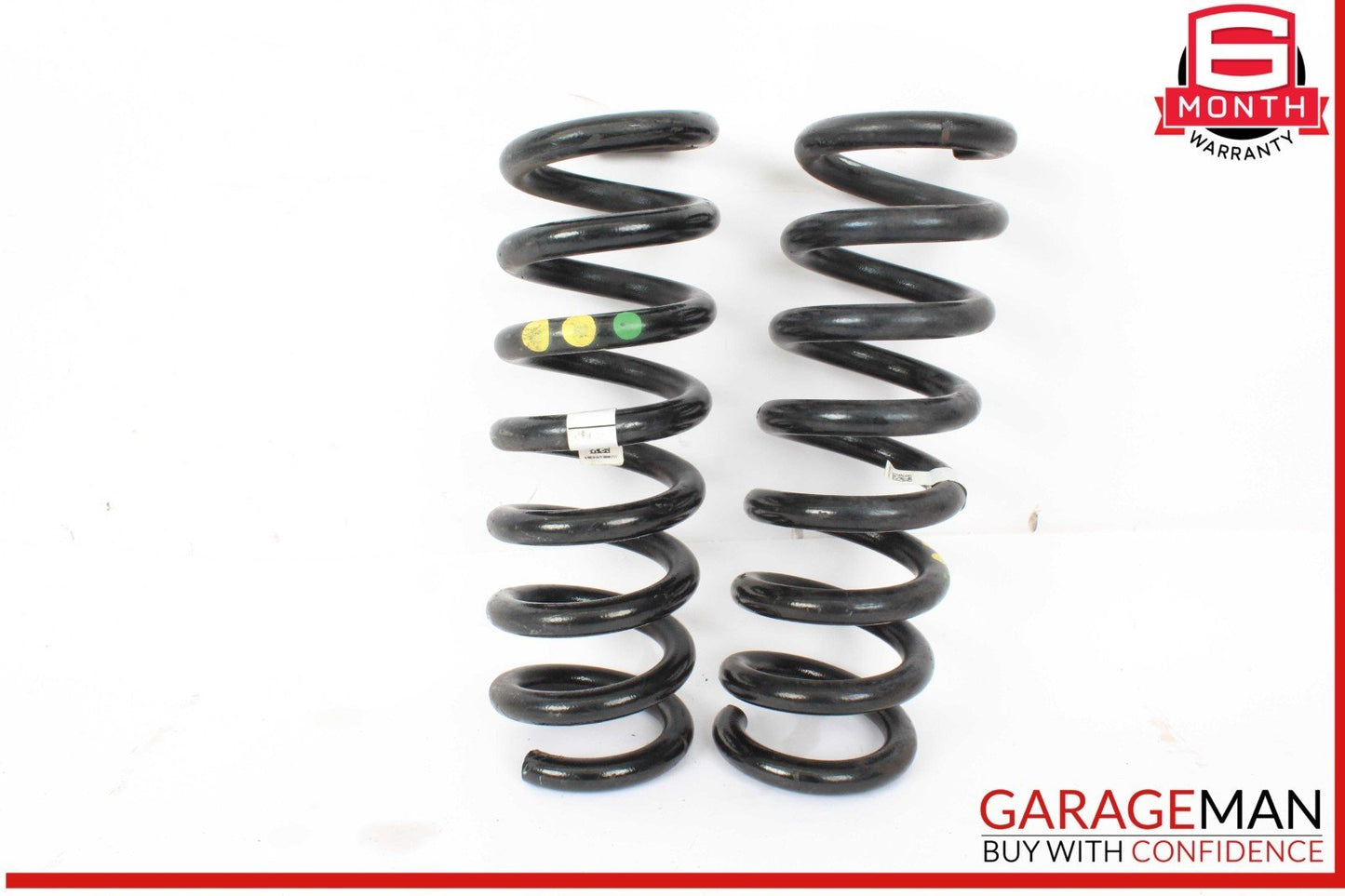 14-17 Maserati Ghibli Rear Right & Left Side Suspension Coil Spring Absorber Set