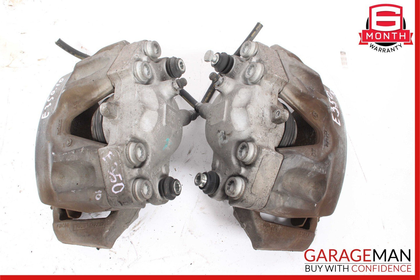 10-18 Mercedes W212 E350 CLS400 Front Brake Calipers Left and Right Set Of 2 Pc