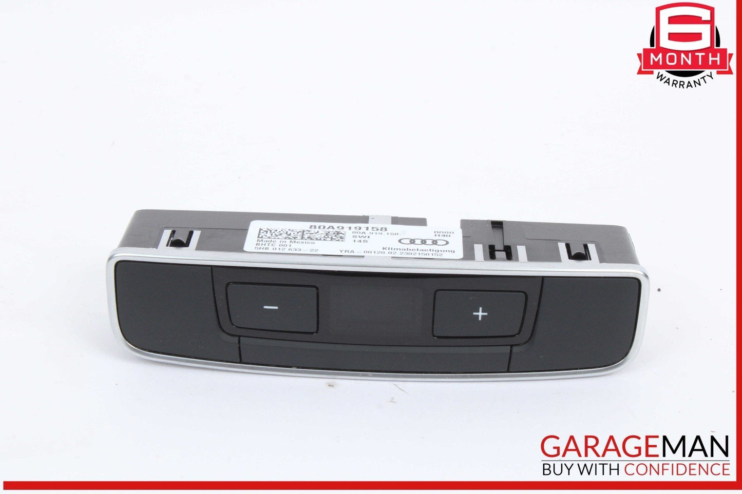18-25 Audi Q5 Rear Center Console Heater Temperature Climate Control Panel OEM