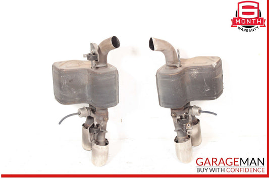 14-17 Maserati Quattroporte SQ4 Rear Right & Left Exhaust Muffler Dual Tip OEM