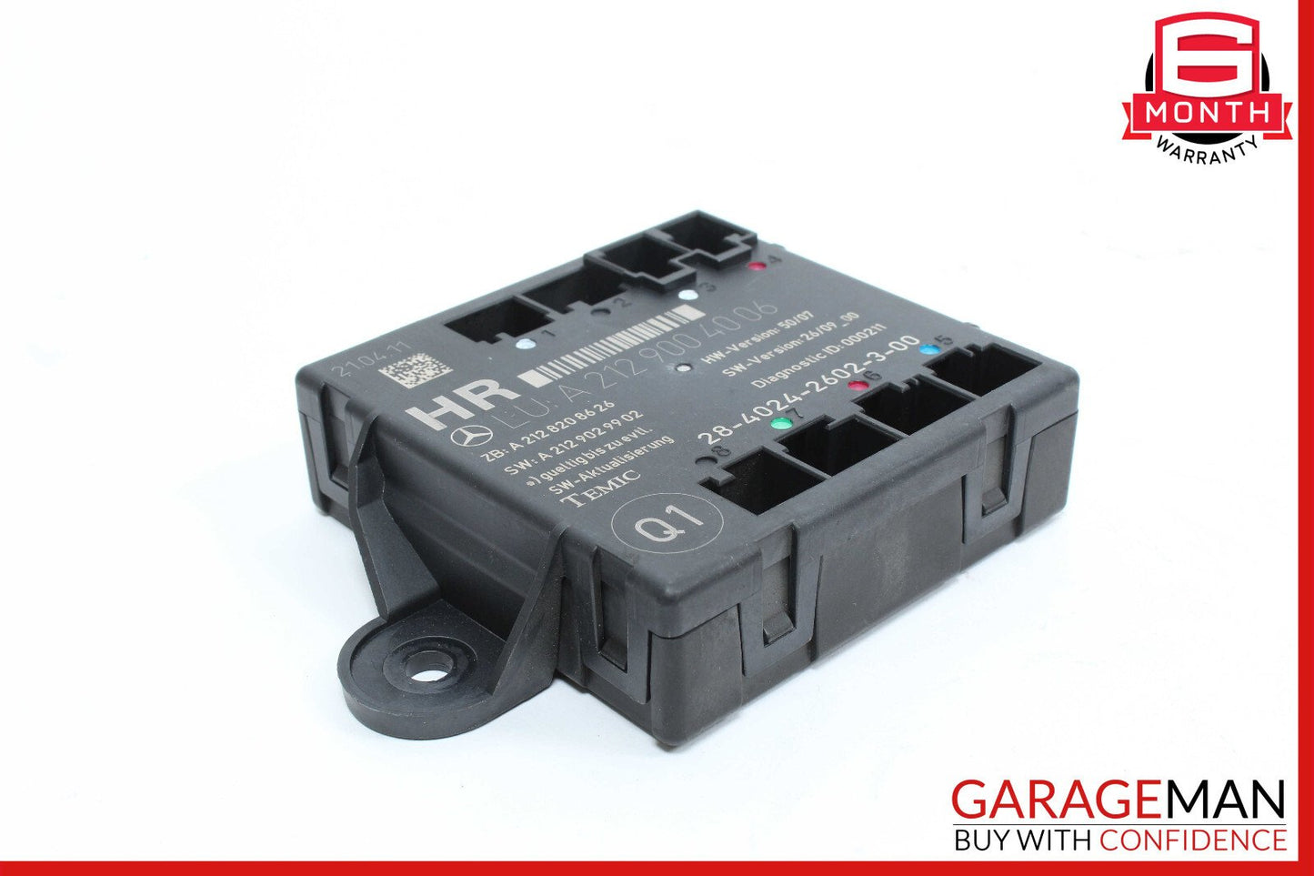 08-18 Mercedes W212 E350 C300 GLK350 Rear Right Side Door Control Module OEM