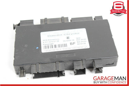 03-11 Mercedes W219 CLS500 Front Right Passenger Under Seat Controller Module
