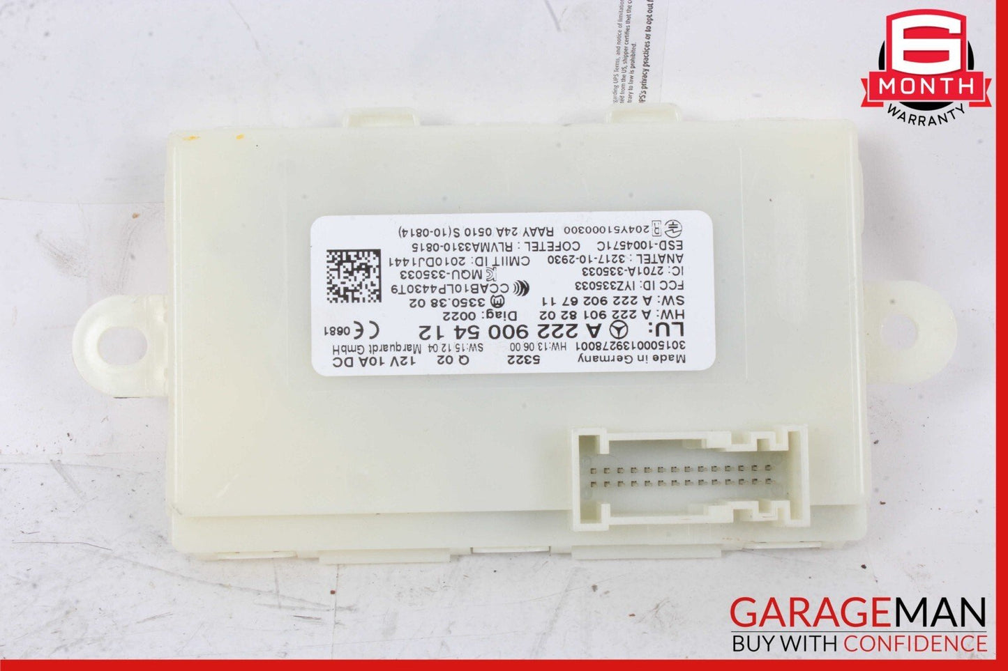 14-19 Mercedes W222 S550 C300 GLC350 Keyless Go Entry Control Module Unit OEM